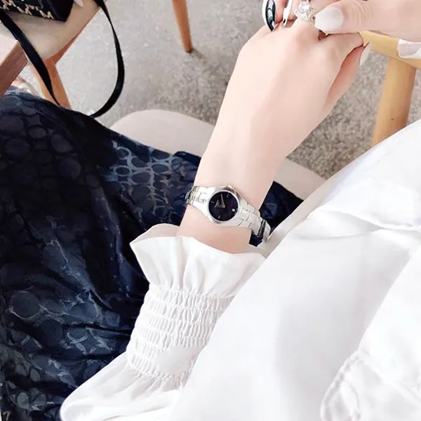 Đồng Hồ Nữ Tissot T096.009.11.121.00 Quartz Màu Bạc