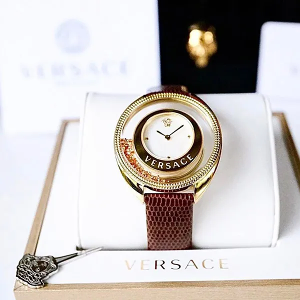 Đồng Hồ Nữ Versace 86Q701MD497-S497 Màu Nâu Vàng