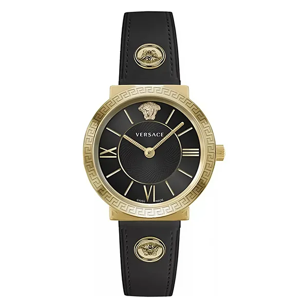 Đồng Hồ Nữ Versace Glamour Lady Watch VEVE00319 Màu Đen - Vàng