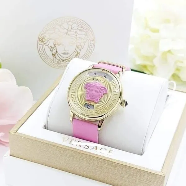 Đồng Hồ Nữ Versace Medusa Icon VEZ200621 Màu Hồng Vàng