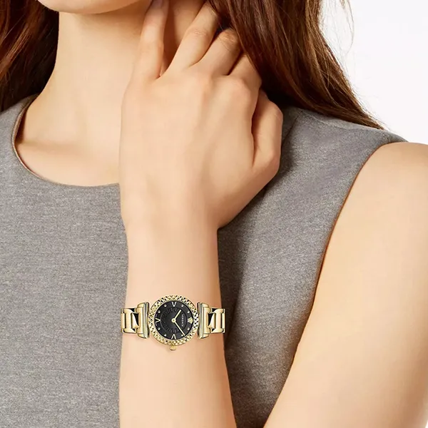 Đồng Hồ Nữ Versace Mini Vanity Gold Ion-Plated Watch 27mm VEAA00518 Màu Vàng Gold