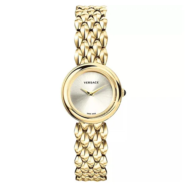 Đồng Hồ Nữ Versace V-Flare Tone And Gold Plated Watch VEBN00718 Màu Vàng Gold