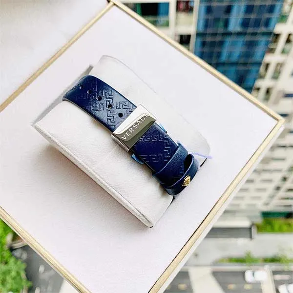 Đồng Hồ Nữ Versace V-Twist Blue VELS00119 Màu Xanh Navy