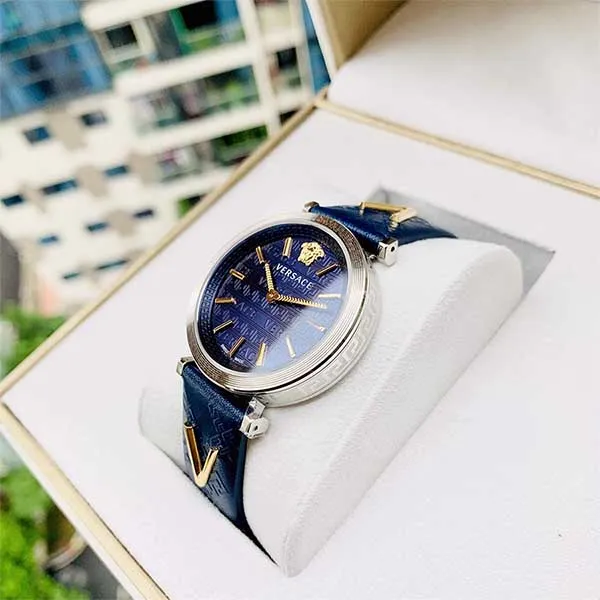 Đồng Hồ Nữ Versace V-Twist Blue VELS00119 Màu Xanh Navy