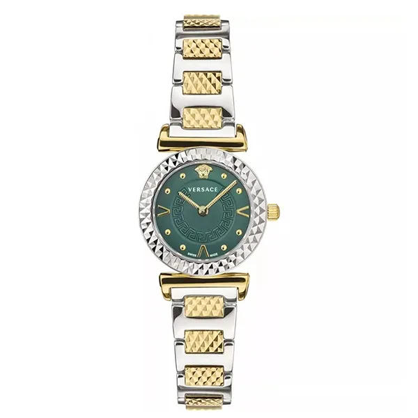 Đồng Hồ Nữ Versace Vanity Mini Watch VEAA01320 Màu Demi Mặt Xanh