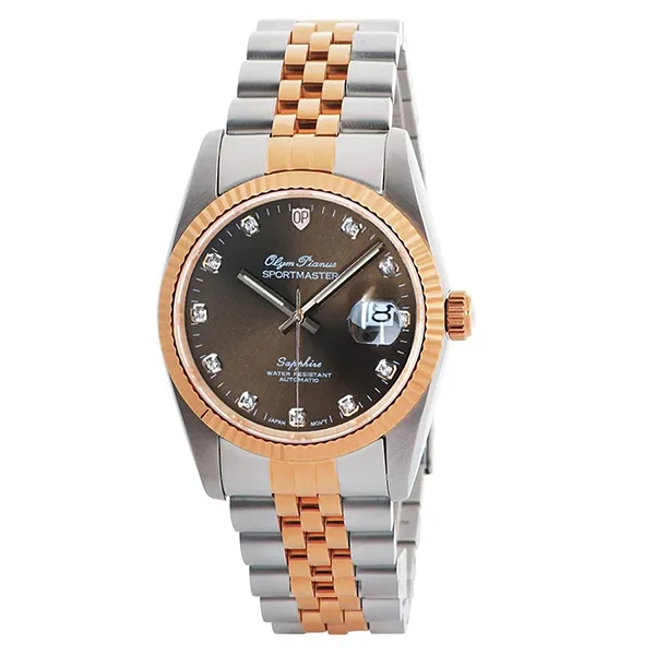 Đồng Hồ Nam Olym Pianus Watch OP89322AGSR-N Màu Nâu Bạc
