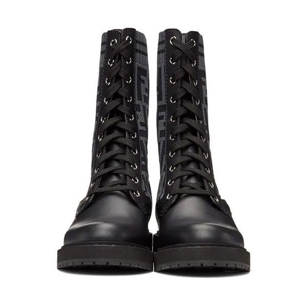 Giày Boot Nữ Fendi Black Forever Rockoko 211693F114005 Màu Đen Size 36