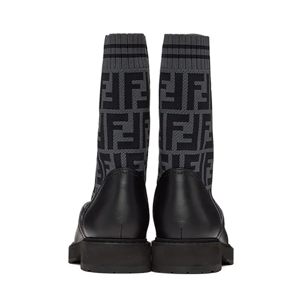 Giày Boot Nữ Fendi Black Forever Rockoko 211693F114005 Màu Đen Size 36