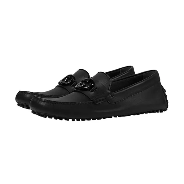 Giày Lười Nam Gucci Black Leather Moccasins 692379 Màu Đen Size 39 - Giày - Vua Hàng Hiệu
