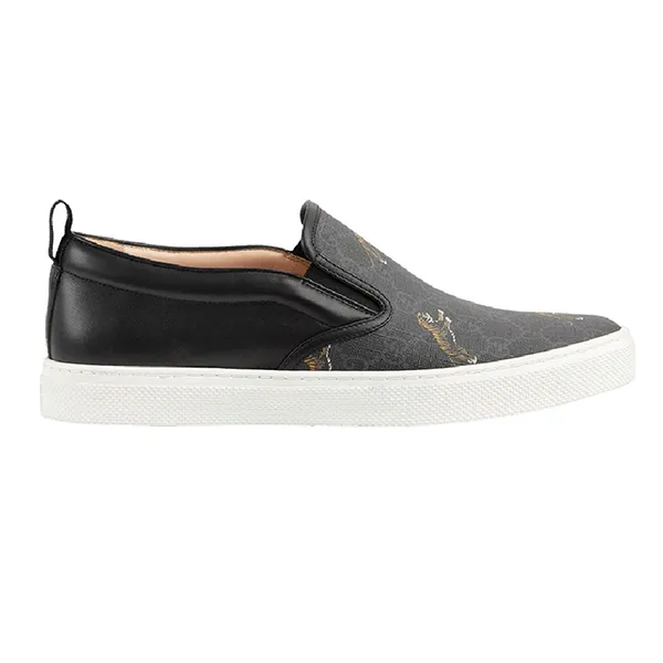 Giày Lười Nam Gucci GG Tigers 407362-G0K10-1101 Màu Đen Size 39 - Giày - Vua Hàng Hiệu