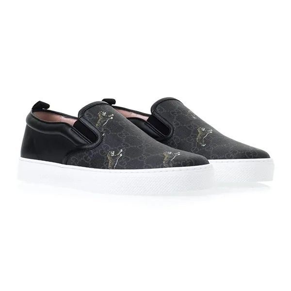 Giày Lười Nam Gucci GG Tigers 407362-G0K10-1101 Màu Đen Size 39 - Giày - Vua Hàng Hiệu