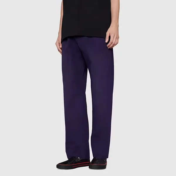 Giày Lười Nam Gucci Off The Grid Tennis 1977 Black Red 643489-H9HP0-1000 Màu Đen Viền Đỏ Size 40