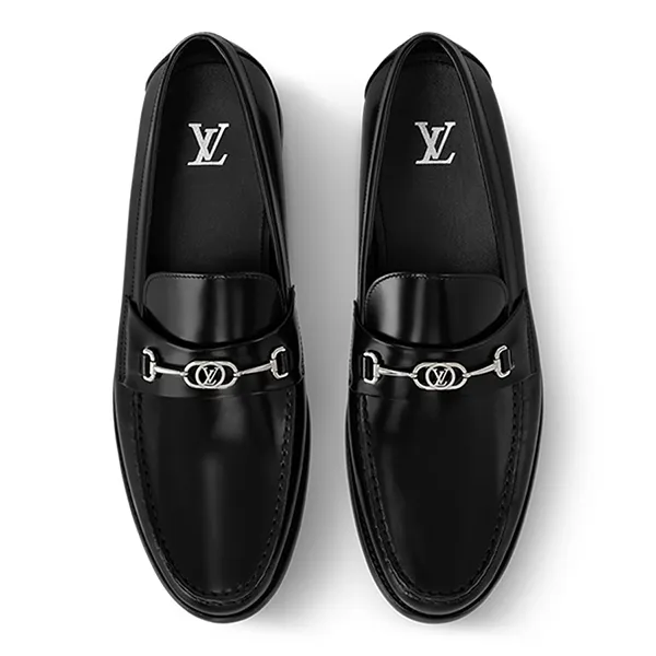 Giày Lười Nam Louis Vuitton LV Major Loafers 1ADEK0 Màu Đen Size 40