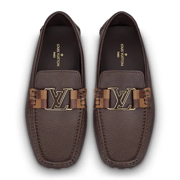 Giày Lười Nam Louis Vuitton LV Monte Carlo Moccasins 1A8V1R Màu Nâu Size 42.5