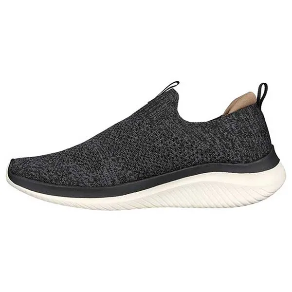 Giày Slip On Nam Skechers Slip On Sport Ultra Flex 3.0 232337-BKTP-10 Black/Taupe Màu Đen Size 39.5 - Giày - Vua Hàng Hiệu