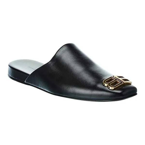 Giày Lười Nữ Balenciaga Cozy Leather Mule 653808 WBB52 1088 Màu Đen Size 39 - Giày - Vua Hàng Hiệu