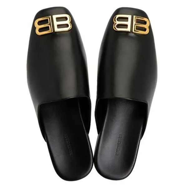 Giày Lười Nữ Balenciaga Cozy Leather Mule 653808 WBB52 1088 Màu Đen Size 39 - Giày - Vua Hàng Hiệu