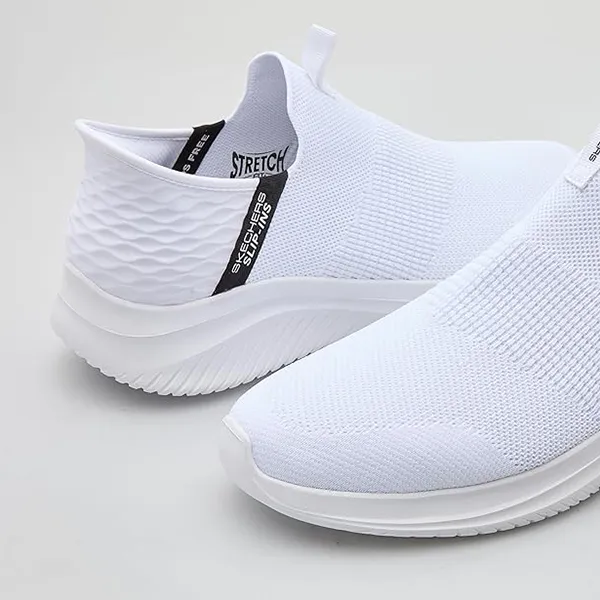 Giày Slip On Nam Skechers Ultra Flex 3.0 232451WBK White Màu Trắng Size 39.5 - Giày - Vua Hàng Hiệu
