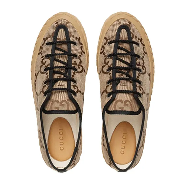 Giày Sneaker Gucci Maxi GG Brown 703031UKOH02590 Màu Nâu Size 40