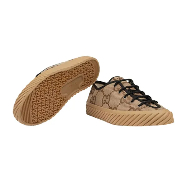 Giày Sneaker Gucci Maxi GG Brown 703031UKOH02590 Màu Nâu Size 40