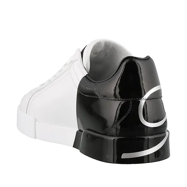 Giày Sneaker Nam Dolce & Gabbana D&G Portofino CS1788AI053HN821 Màu Đen Trắng Size 40 - Giày - Vua Hàng Hiệu