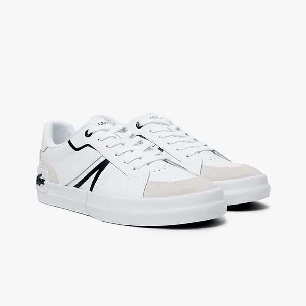 Giày Sneaker Nam Lacoste Men's Sports Shoes L004 Leather RZ0019M54G-042 Màu Trắng Size 39.5 - Giày - Vua Hàng Hiệu