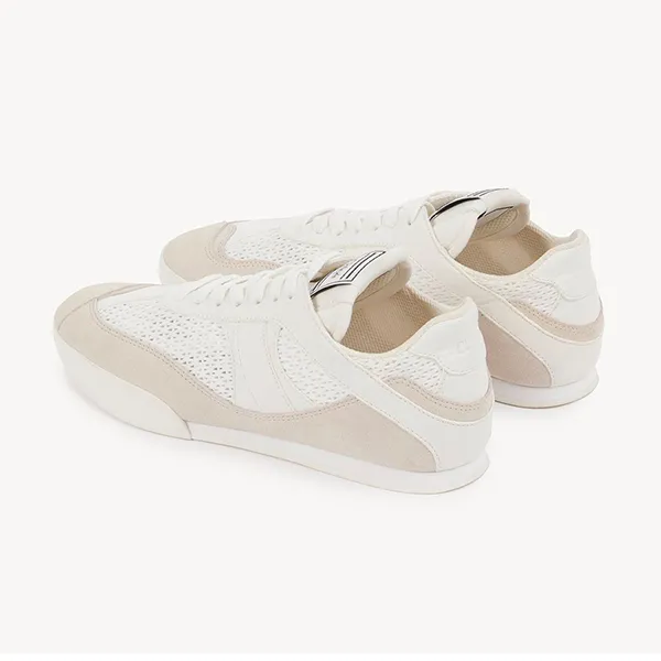 Giày Sneaker Nữ Chloé Kick CHC25S07IPL20S Màu Trắng Kem Size 36