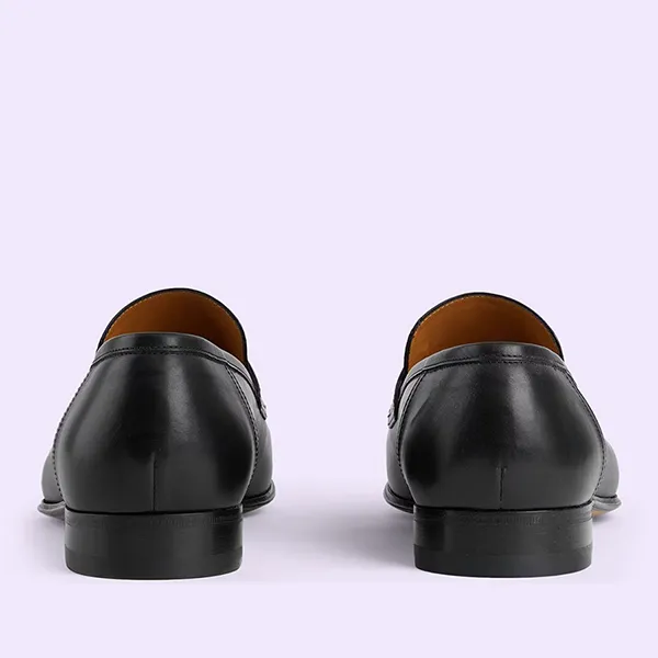Giày Tây Nam Gucci Interlocking G Loafer Leather 730134-06F00-1000 Black Màu Đen Size 40 - Giày - Vua Hàng Hiệu
