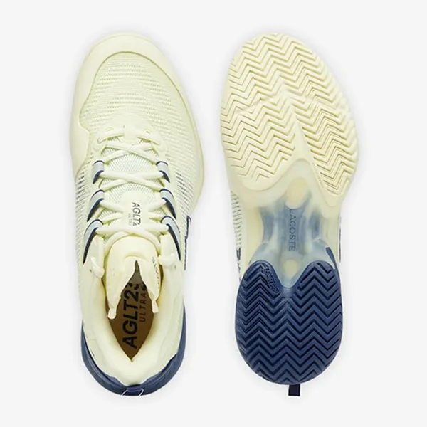 Giày Tennis Nam Lacoste Men's AG-LT23 Ultra 48SMA0083-327 Màu Vàng Nhạt Size 42