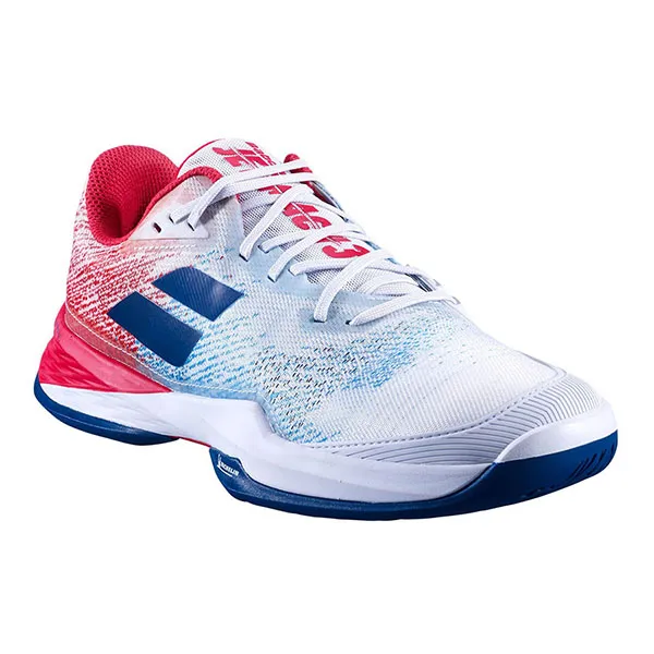 Giày Tennis/Pickleball/Golf Nam Babolat Jet Mach 3 All Court 30F22629-1005 Màu Trắng - Xanh Size 39 - Pickleball - Vua Hàng Hiệu