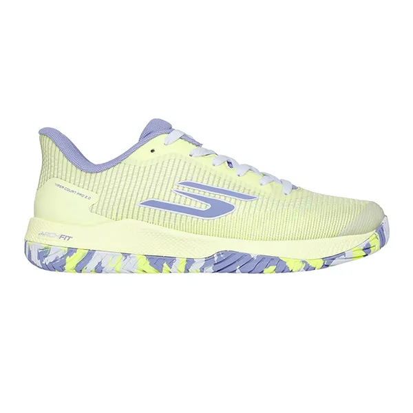 Giày Tennis/Pickleball Nữ Skechers Viper Court Pro 2.0 172109_LMLV Màu Tím Size 35.5