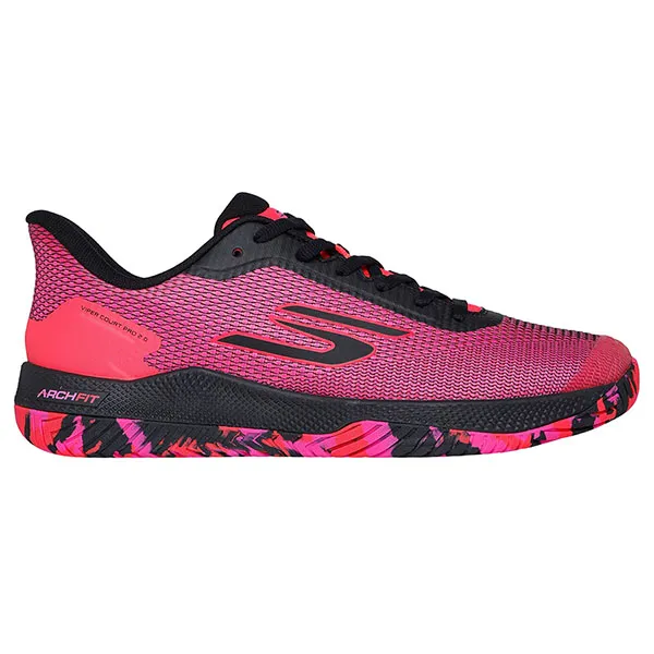 Giày Tennis/pickleball/golf Nam Skechers Viper Court Pro 2.0 246109_BKHP Màu Hồng Đen Size 39.5 - Pickleball - Vua Hàng Hiệu
