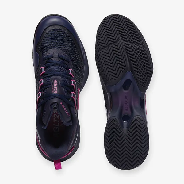 Giày Thể Thao Nữ Lacoste Ag-lt23 Ultra Court Clay Tennis Shoes 49SFA0093 05C Màu Xanh Navy Hồng