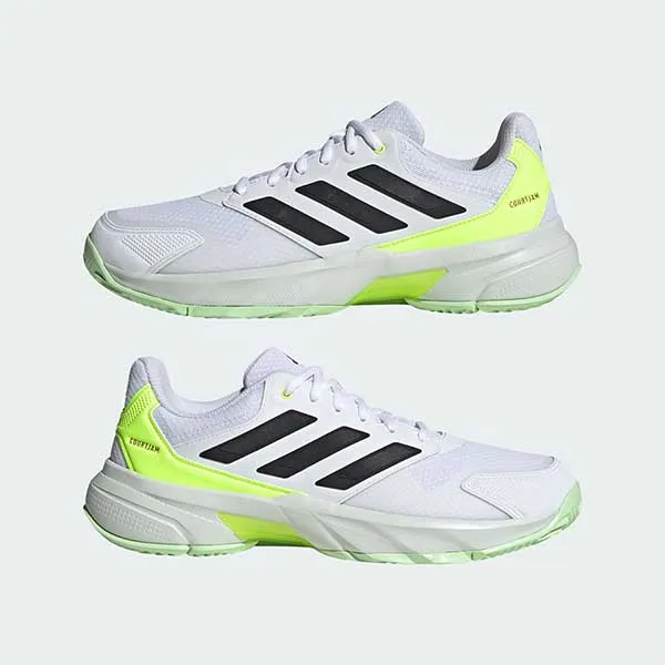 Giày Thể Thao Nam Adidas Court Jam Control 3 Tennis Shoes IF0459 Màu Trắng - Xanh Size 42 - Giày - Vua Hàng Hiệu