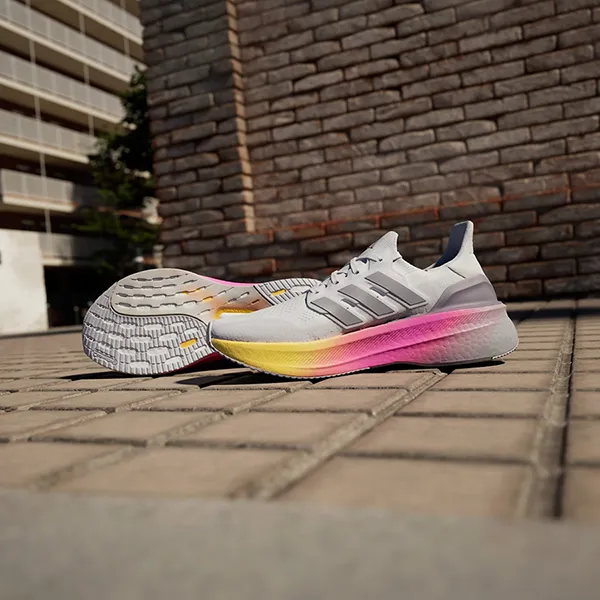 Giày Thể Thao Nam Adidas Ultraboost 5 ID8810 Màu Xám Trắng Size 36