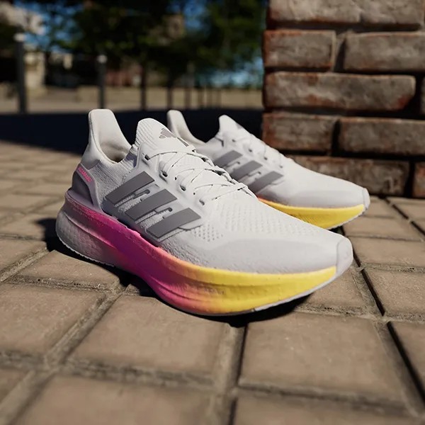 Giày Thể Thao Nam Adidas Ultraboost 5 ID8810 Màu Xám Trắng Size 36