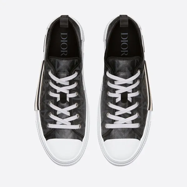 Giày Thể Thao Nam Dior B23 Low Top Black CD Diamond 3SN249ZPP-H900 Màu Đen Size 40