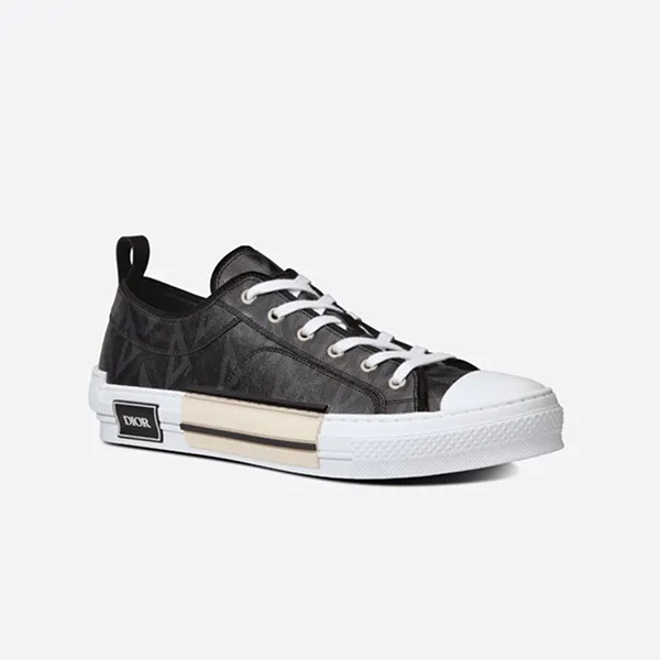 Giày Thể Thao Nam Dior B23 Low Top Black CD Diamond 3SN249ZPP-H900 Màu Đen Size 40