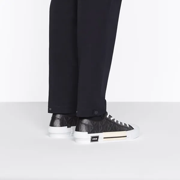 Giày Thể Thao Nam Dior B23 Low Top Black CD Diamond 3SN249ZPP-H900 Màu Đen Size 40