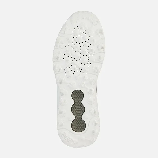 Giày Thể Thao Nam Geox Sneaker Spherica Actif x Man U45GQC000ZGC3364 Sage/Black Phối Màu Size 42 (No box) - Giày - Vua Hàng Hiệu
