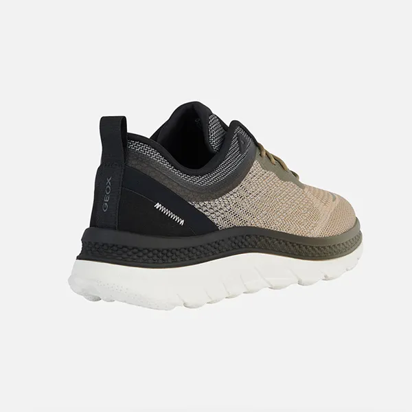 Giày Thể Thao Nam Geox Sneaker Spherica Actif x Man U45GQC000ZGC3364 Sage/Black Phối Màu Size 42 (No box) - Giày - Vua Hàng Hiệu
