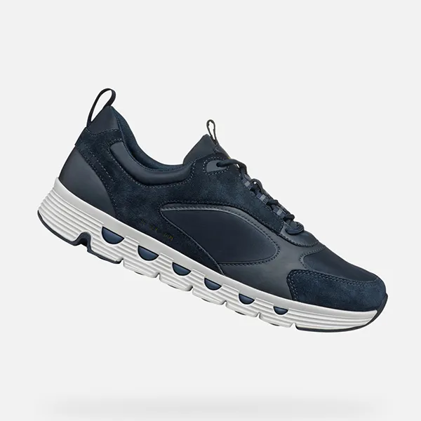 Giày Thể Thao Nam Geox Sneaker Spherica Ecub-4 Man U46HRA0FU22C4002 Màu Xanh Navy Size 43 (No box) - Giày - Vua Hàng Hiệu