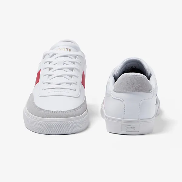 Giày Thể Thao Nam Lacoste Court-Master Pro Leather Trainers 44SMA0037 286 Màu Trắng Size 40