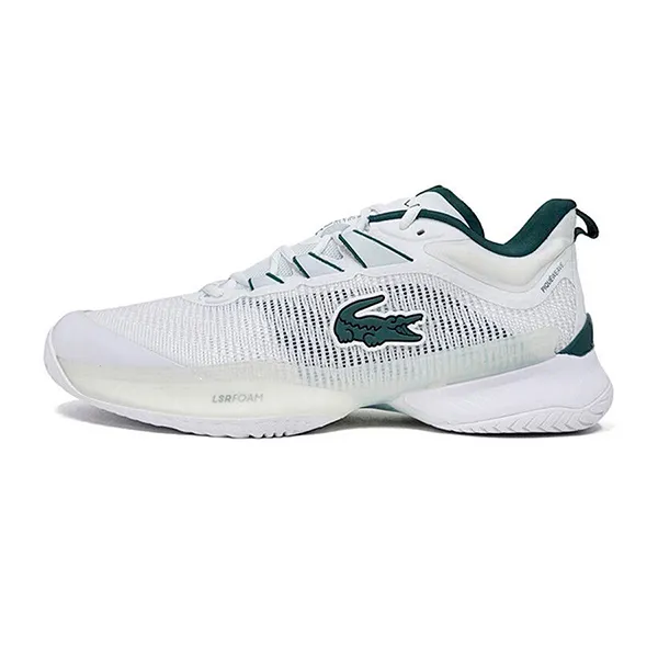 Giày Thể Thao Nam Lacoste Men's AG-LT23 Ultra Tennis Shoes Màu Trắng - Xanh Lá - Giày - Vua Hàng Hiệu