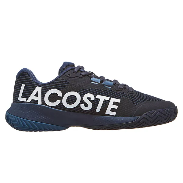 Giày Thể Thao Nam Lacoste Men's Power Serve Padel Shoes 49SMA0097 Màu Xanh Navy Size 43