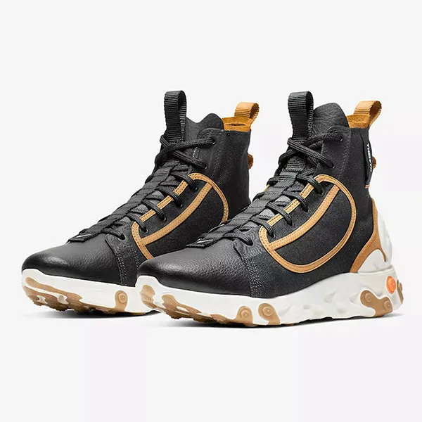 Giày Thể Thao Nam Nike React Ianga 'THE10TH' Noir/Blé AV5555-001 Màu Đen Size 41 - Giày - Vua Hàng Hiệu