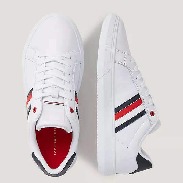 Giày Thể Thao Nam Tommy Hilfiger 04921-YBS Màu Trắng Size 40 - Giày - Vua Hàng Hiệu