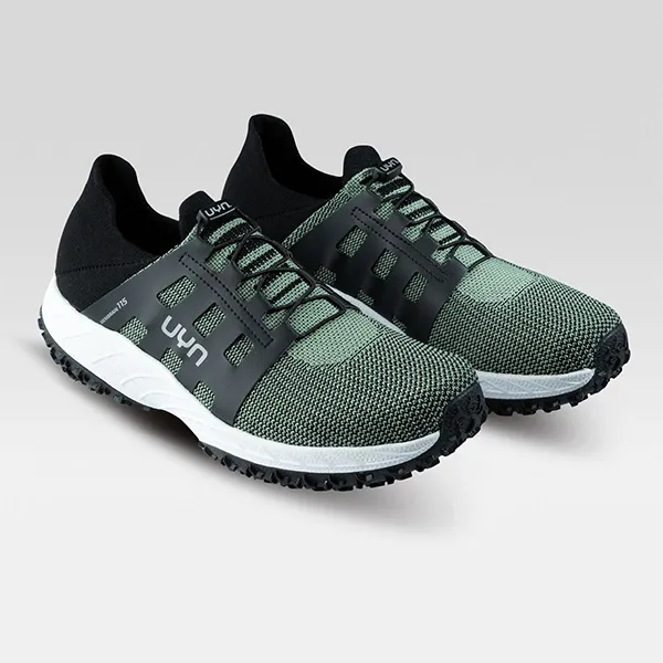 Giày Thể Thao Nam UYN Sneakers Palomo White Y100250 Sage Green/Black Màu Xanh Đen Size 43 - Giày - Vua Hàng Hiệu