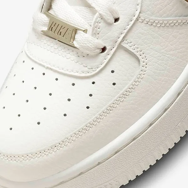 Giày Thể Thao Nike Air Force 1 Low LV8 Silver/Gold GS DH9595-001 Màu Trắng Size 40 - Giày - Vua Hàng Hiệu