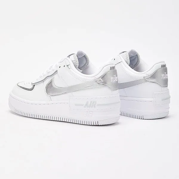 Giày Thể Thao Nike Air Force 1 Shadow White Metallic Silver CI0919-119 Màu Trắng Bạc Size 36 - Giày - Vua Hàng Hiệu